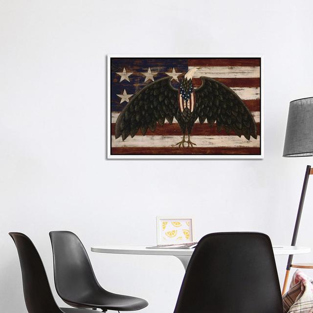 Liberty by Warren Kimble - Gallery-Wrapped Canvas Giclée on Canvas Union Rustic Size: 66.04cm H x 101.6cm W x 3.81cm D, Format: White Floated Frame on Productcaster.