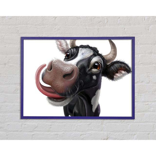 The Big Cow Lick - Single Picture Frame Art Prints August Grove Size: 29.7cm H x 42cm W x 2cm D on Productcaster.