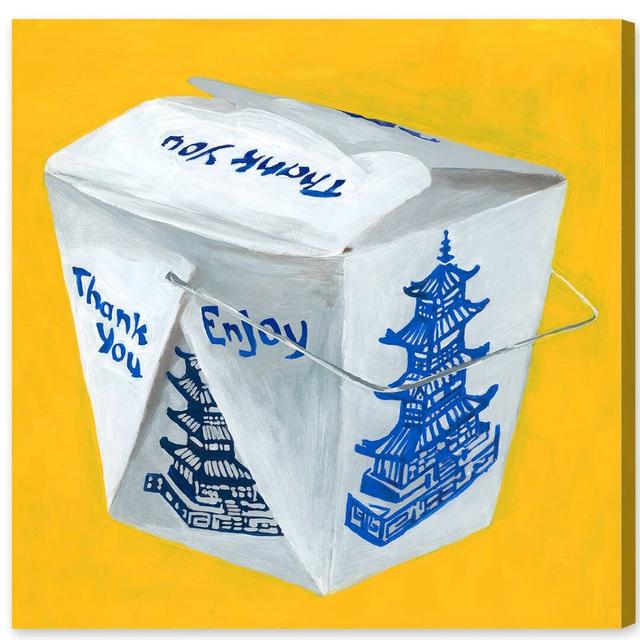 Porcelain Take Out Box - Wrapped Canvas Painting East Urban Home Size: 30cm H x 30 W x 4cm D on Productcaster.