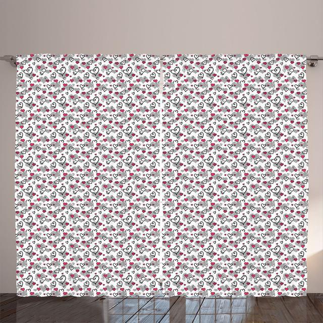 Polyester Standard Curtain Pair East Urban Home on Productcaster.