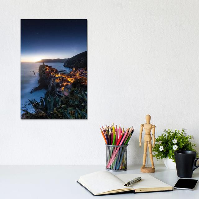 Vernazza Highland Dunes Size: 30.48cm H x 20.32cm W x 1.905cm D, Format: Wrapped Canvas on Productcaster.