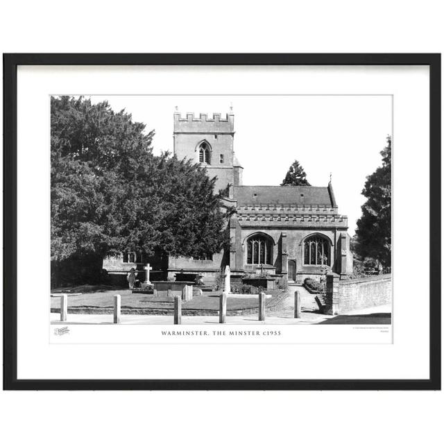 'Warminster, the Minster C1955' - Picture Frame Photograph Print on Paper The Francis Frith Collection Size: 40cm H x 50cm W x 2.3cm D on Productcaster.