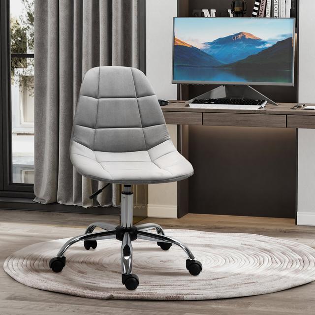 Donevin Velvet Office Chair Ebern Designs on Productcaster.