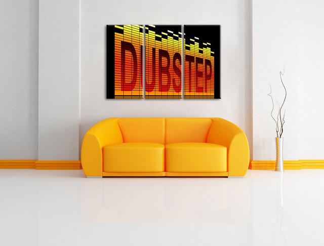 3-tlg. Leinwandbilder-Set „Dubstep, cool music“, Grafikdruck Pixxprint on Productcaster.