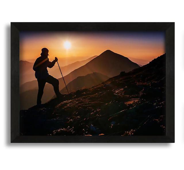 On Top of the World 1 - Picture Frame Photograph on Canvas Union Rustic Size: 60cm H x 84cm W x 10cm D on Productcaster.