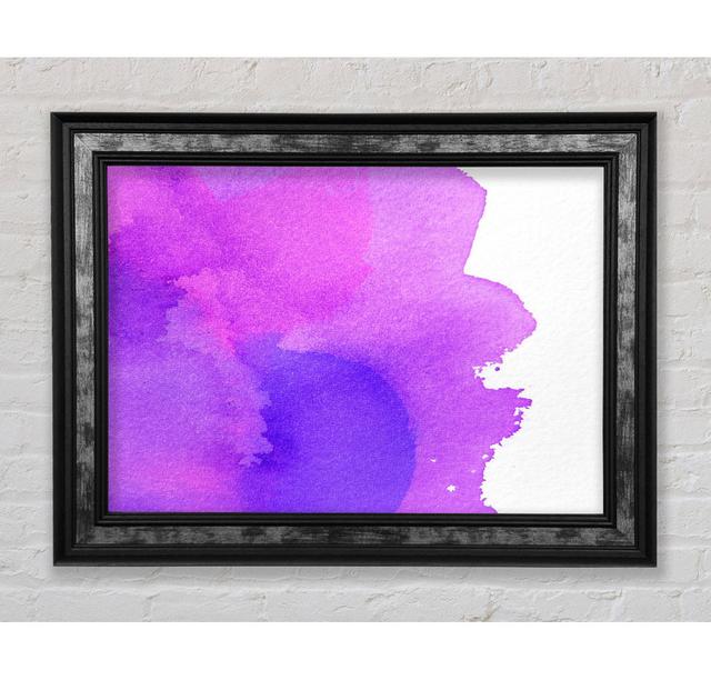 Purple Sun Through The Pink Clouds Framed Print Bright Star Size: 21cm H x 42cm W x 8cm D on Productcaster.