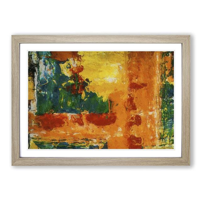 Abstract Art Painting Vol.106 by S.Johnson - Picture Frame Painting Print on Paper East Urban Home Frame Option: Oak Framed, Size: 33cm H x 45cm W x 2 on Productcaster.