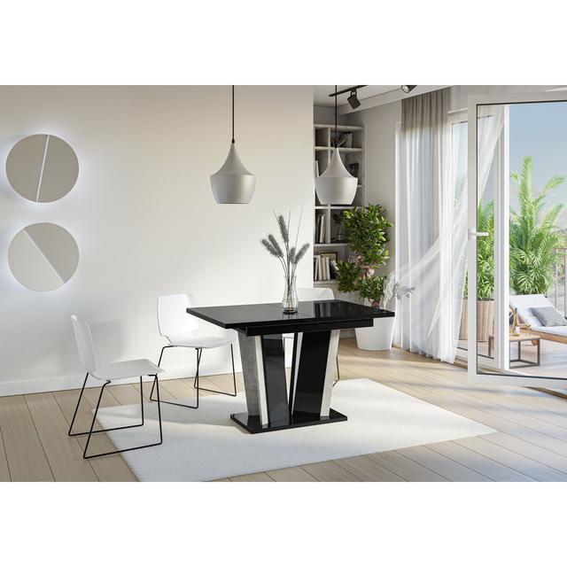 Doha 2 Table Dining Table Prospero Colour: Black on Productcaster.