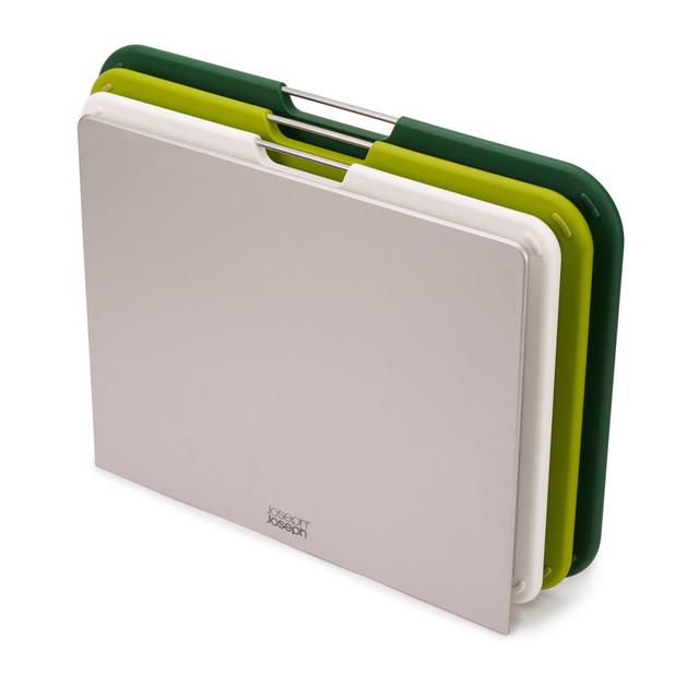 Joseph Joseph Nest-3-piece chopping board set (Set of 3) Joseph Joseph Size: 26 x 35.5cm, Colour: Multi -colored green on Productcaster.