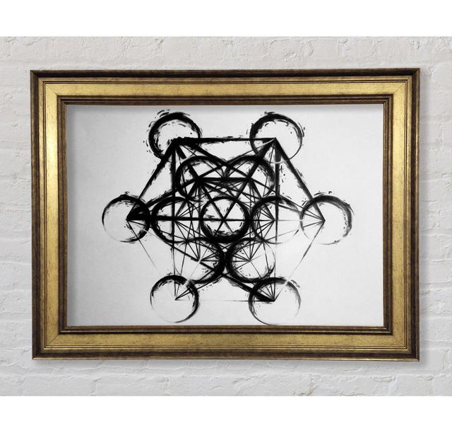 Metatron Cube - Single Picture Frame Art Prints Bright Star Size: 84.1cm H x 142.2cm W x 8cm D on Productcaster.