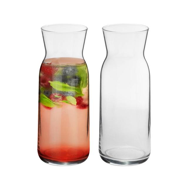 Argon Tableware - Brocca Glass Carafes - 700ml - Clear (Set of 2) Argon Tableware on Productcaster.