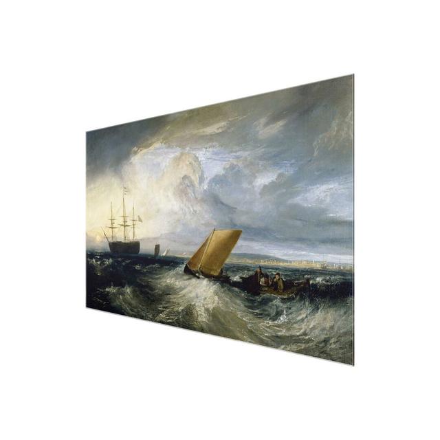 Sheerness, Seen from the Nore by J.M.W. Turner - Painting Print on Glass East Urban Home Size: 60 cm H x 90 cm W x 0.4 cm D on Productcaster.