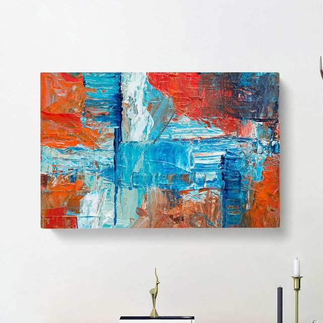 Abstract Art Painting Vol.236 by S.Johnson - Wrapped Canvas Painting Print East Urban Home Size: 40cm H x 60cm W x 3cm D on Productcaster.