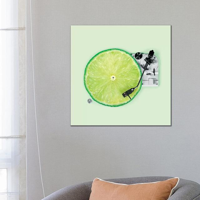 Lemon DJ by Paul Fuentes - No Frame Print on Plastic / Acrylic Ebern Designs on Productcaster.