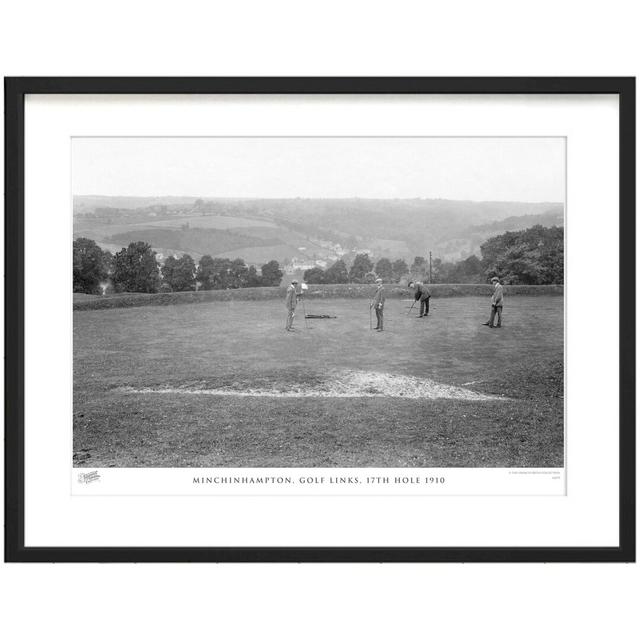 'Minchinhampton, Golf Links, 17Th Hole 1910' by Francis Frith - Picture Frame Photograph Print on Paper The Francis Frith Collection Size: 28cm H x 36 on Productcaster.