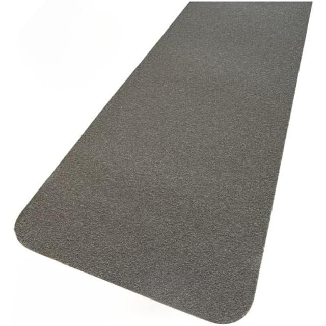 Lendita Anti Slip Tread Cleats Pre Cut Tiles 150mm x 610mm 17 Stories Colour: Dark Grey on Productcaster.