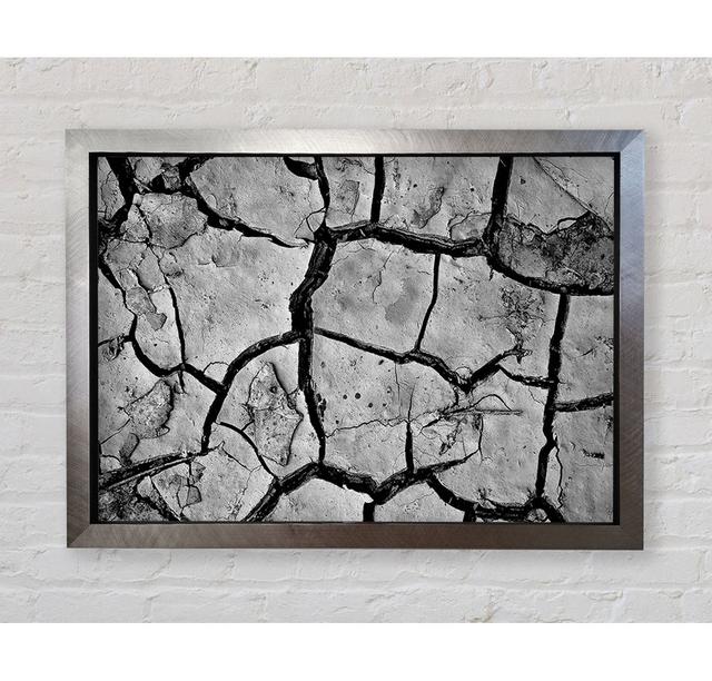 Cracked Mud - Einzelner Bilderrahmen Kunstdrucke Bright Star Größe: 42cm H x 59,7cm B x 3,4cm T on Productcaster.