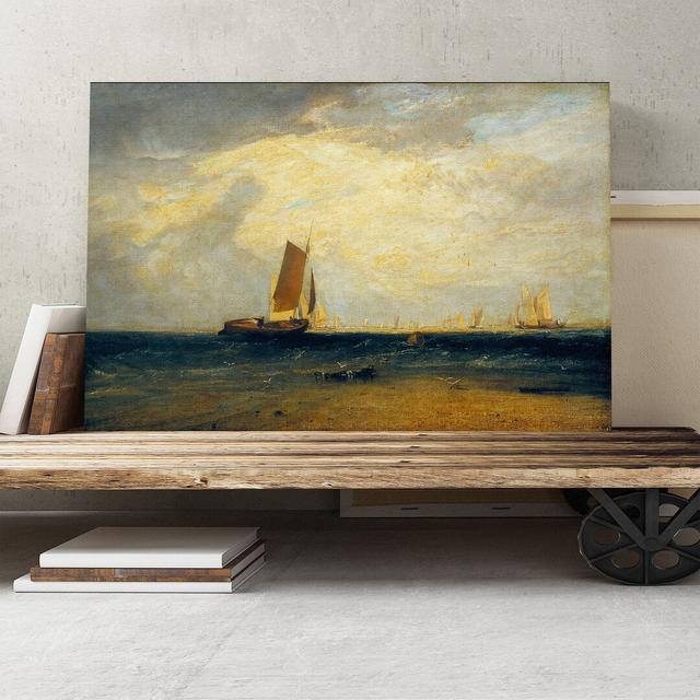 Fishing Upon the Blythe-Sand' by J.M.W. Turner Painting Print on Canvas East Urban Home Size: 50cm H x 76cm W on Productcaster.