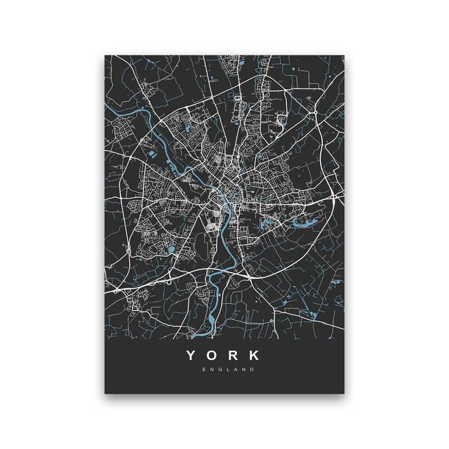 York III - Wrapped Graphic Art Print on Canvas Borough Wharf Format: Wrapped Canvas, Size: 42cm H x 30cm W x 1cm D on Productcaster.