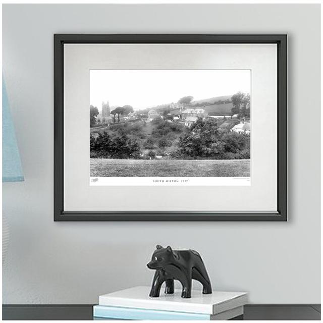 'South Milton, 1927' by Francis Frith - Picture Frame Photograph Print on Paper The Francis Frith Collection Size: 40cm H x 50cm W x 2.3cm D on Productcaster.