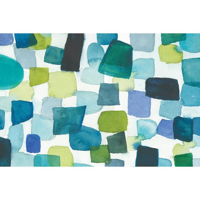 Toggle Blocks by Cheryl Warrick - Wrapped Canvas Painting Metro Lane Size: 81cm H x 122cm W x 3.8cm D on Productcaster.