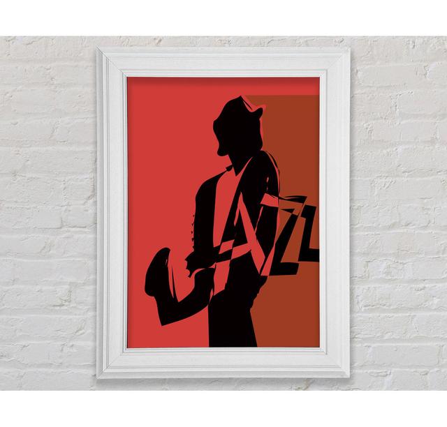 Jazz Player - Single Picture Frame Print Bloomsbury Market Size: 42cm H x 59.7cm W on Productcaster.