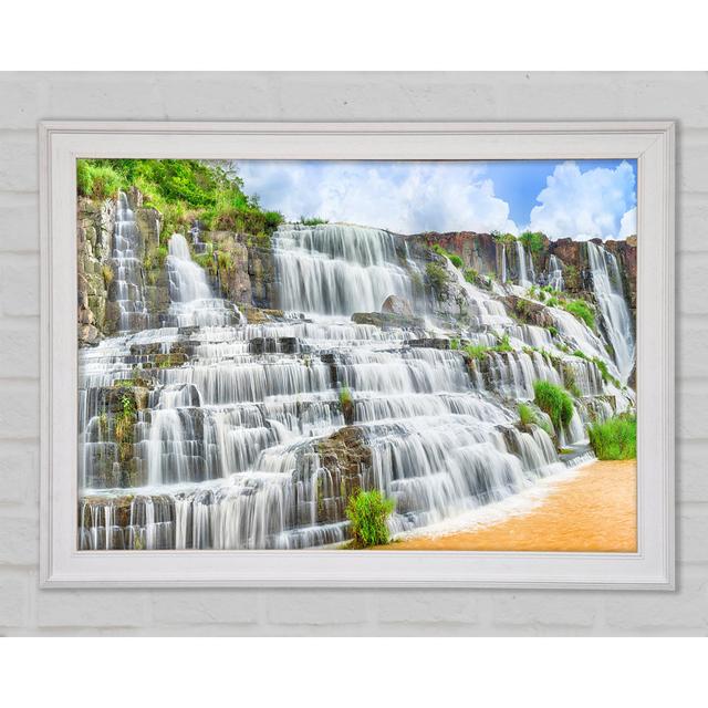 Waterfall Madness River - Single Picture Frame Art Prints Union Rustic Size: 59.7cm H x 84.1cm W x 1.5cm D on Productcaster.