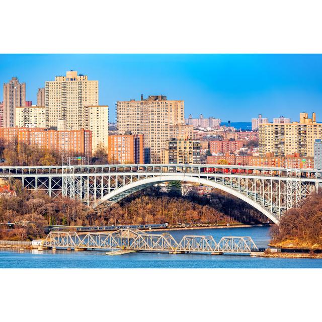 Henry Hudson Bridge - Print 17 Stories Size: 60cm H x 90cm W x 1.8cm D on Productcaster.