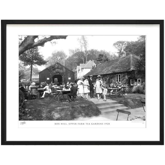 'Box Hill, Upper Farm Tea Gardens 1928' by Francis Frith - Picture Frame Photograph Print on Paper The Francis Frith Collection Size: 45cm H x 60cm W on Productcaster.