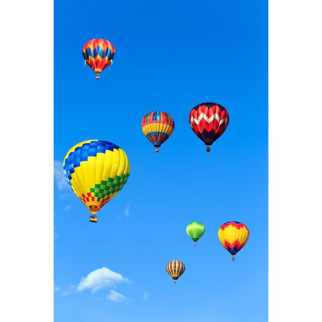 Colored Hot Air Balloons by MariuszBlach - Wrapped Canvas Print 17 Stories Size: 122cm H x 81cm W on Productcaster.