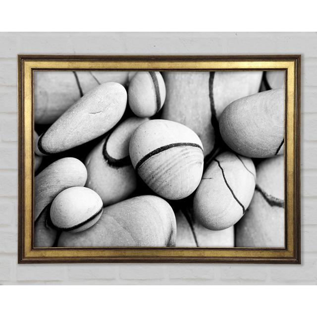 Stone Formation - Einzelner Bilderrahmen Kunstdrucke ModernMoments Größe: 42 cm H x 59,7 cm B x 1,5 cm T on Productcaster.