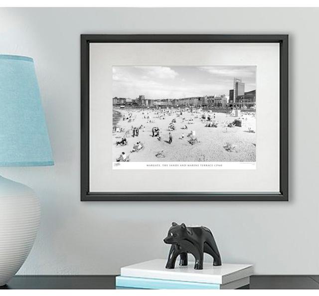 'Margate, the Sands and Marine Terrace C1960' by Francis Frith - Picture Frame Photograph Print on Paper The Francis Frith Collection Size: 28cm H x 3 on Productcaster.