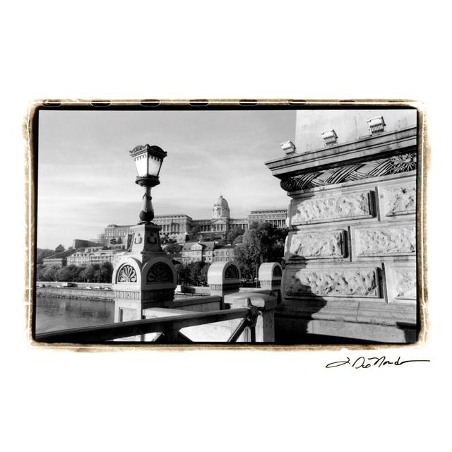 View of the Royal Palace Budapest by Laura DeNardo - Wrapped Canvas Art Prints Ebern Designs Size: 81cm H x 122cm W x 3.8cm D on Productcaster.