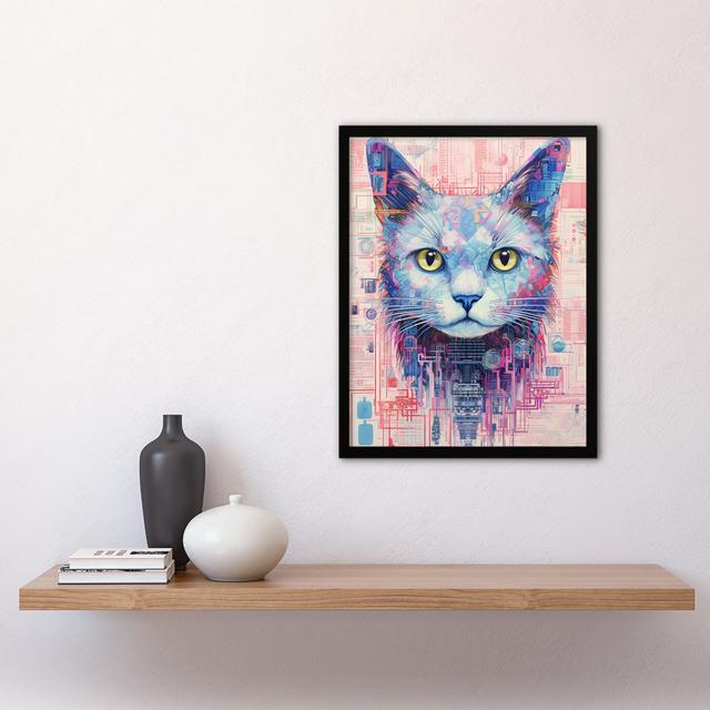 Gods Cat - Single Picture Frame Print Marlow Home Co. on Productcaster.