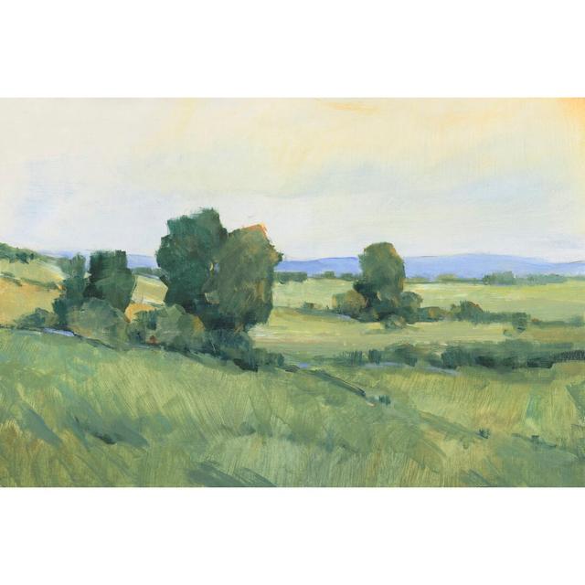 Rolling Green Hills II - Wrapped Canvas Painting Rosalind Wheeler Size: 20cm H x 30cm W on Productcaster.