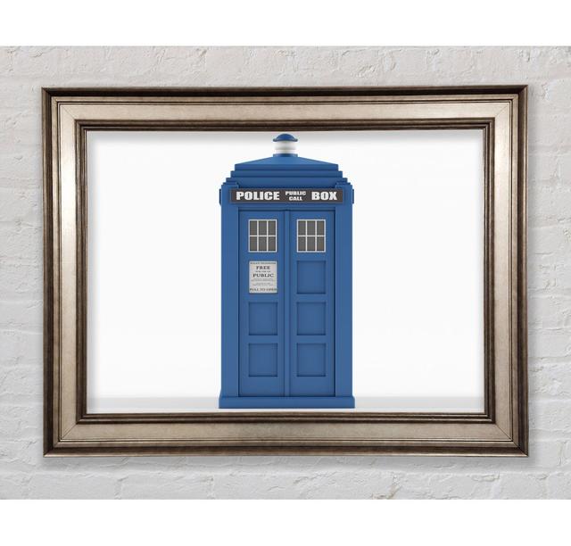 The Blue Police Box Framed Print Bright Star Size: 59.7cm H x 84.1cm W on Productcaster.