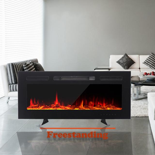 Loami M.C. Haus 102Cm W Recessed Wall Mounted Electric Fire Symple Stuff on Productcaster.