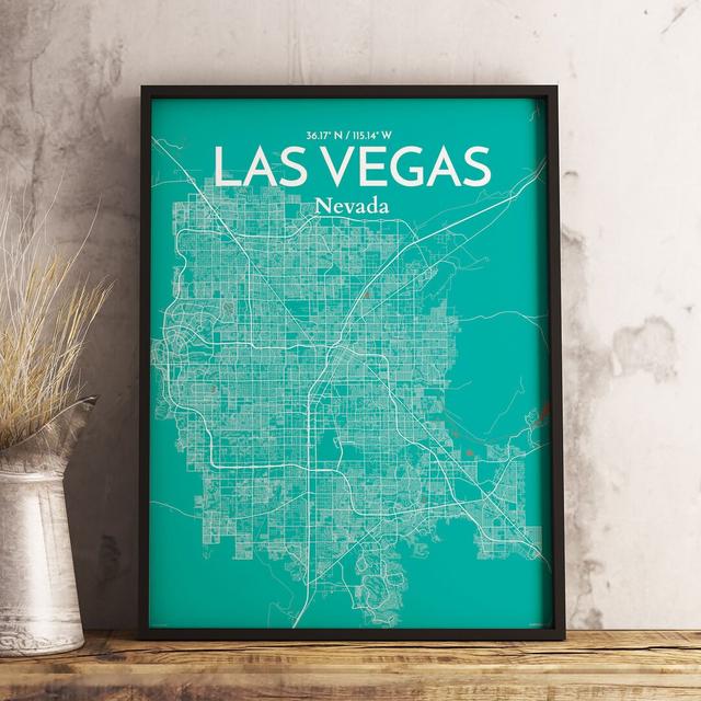 Las Vegas - No Frame Print East Urban Home Size: 50.8 cm H x 40.6 cm W x 0.1 cm D on Productcaster.