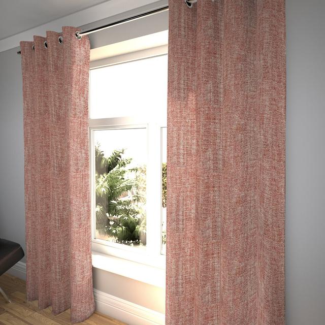 Timpkins Tailored Eyelet Blackout Thermal Curtains (Set of 2) Ebern Designs Colour: Burnt Orange, Panel Size: 116 W x 228 D cm on Productcaster.