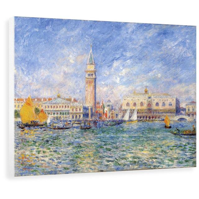 Venice, (The Doge's Palace) by Pierre-Auguste Renoir - Painting Print East Urban Home Size: 66.8 cm H x 80 cm W x 3.8 cm D, Format: Wrapped Canvas on Productcaster.