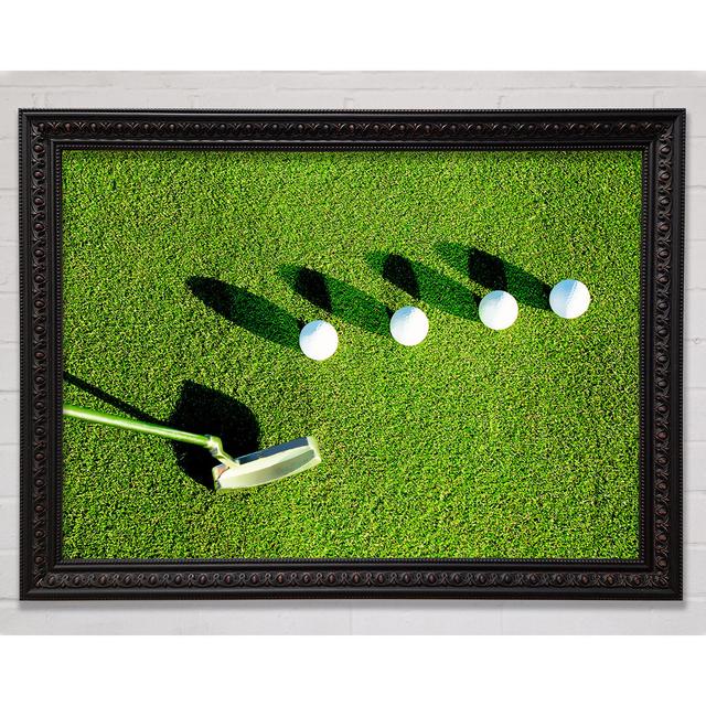 Golf Any One - Einzelne Bilderrahmen Kunstdrucke Ebern Designs Größe: 100 cm H x 141,4 cm B on Productcaster.