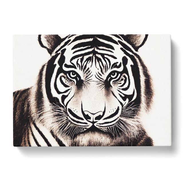 Tiger Art Vol.1 - Wrapped Canvas Print Latitude Vive Size: 35cm H x 50cm W x 3cm D on Productcaster.