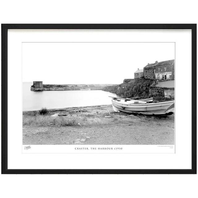 'Craster, the Harbour C1950' - Picture Frame Photograph Print on Paper The Francis Frith Collection Size: 40cm H x 50cm W x 2.3cm D on Productcaster.