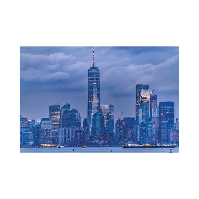 Lower Manhattan by David Gardiner - Wrapped Canvas Graphic Art Latitude Run Size: 66.04cm H x 101.6cm W x 1.91cm D on Productcaster.