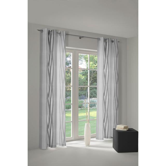 Brecken Pencil Pleat Blackout Curtains (Set of 2) Corrigan Studio Colour: Grey, Size: 150cm H x 145cm W, Art der Aufhängung: With pleater tape on Productcaster.