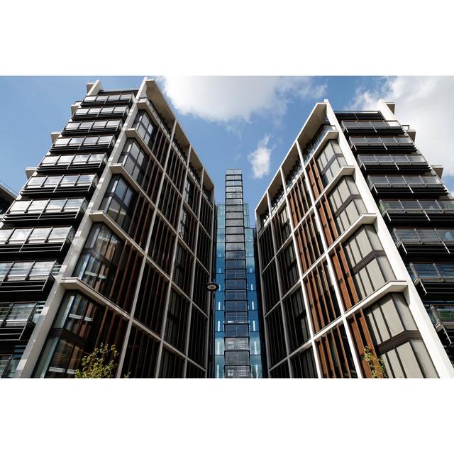 Modern Flats in London - Wrapped Canvas Photograph 17 Stories Size: 51cm H x 76cm W on Productcaster.