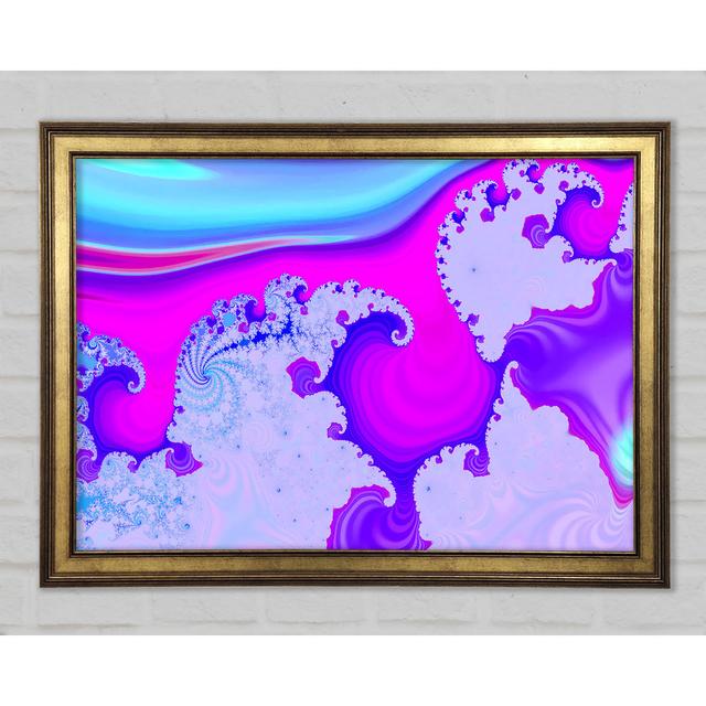 Psychedelic Wave - Print Metro Lane Size: 42cm H x 59.7cm W on Productcaster.