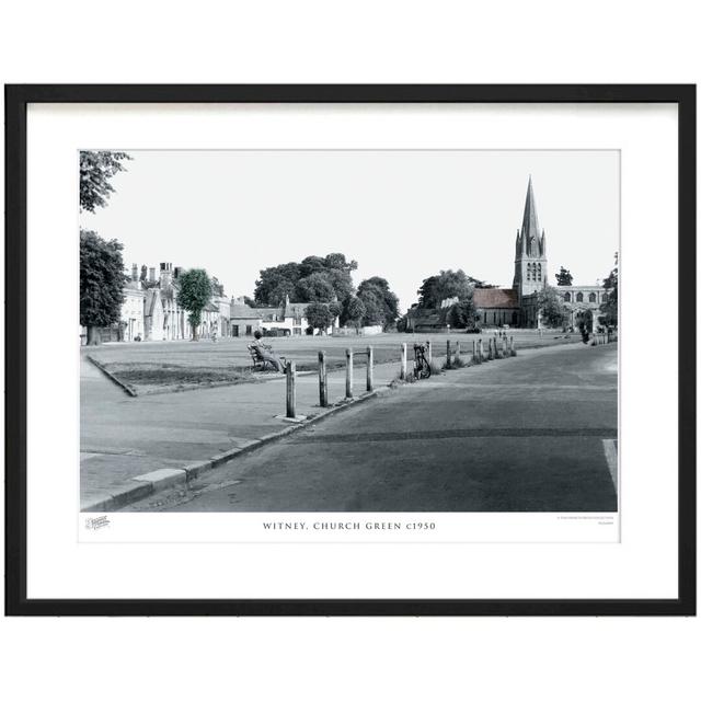 'Witney, Church Green C1950' by Francis Frith - Picture Frame Photograph Print on Paper The Francis Frith Collection Size: 45cm H x 60cm W x 2.3cm D on Productcaster.