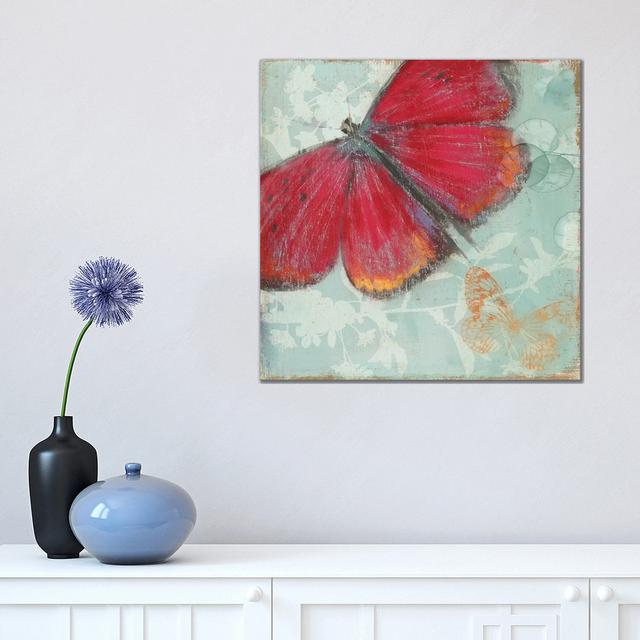 In Flight II by Aimee Wilson - Wrapped Canvas Print August Grove Size: 45.72cm H x 45.72cm W x 1.91cm D on Productcaster.