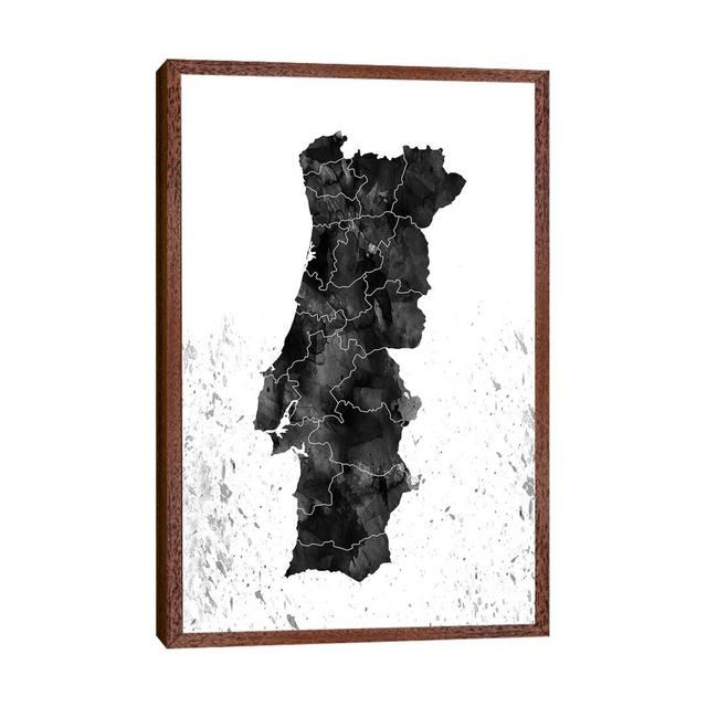 Portugal Black And White Ivy Bronx Format: Classic Wood Framed Canvas, Size: 101.6cm H x 66.04cm W x 3.81cm D on Productcaster.